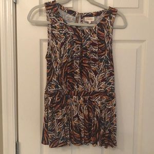 Peplum tank top